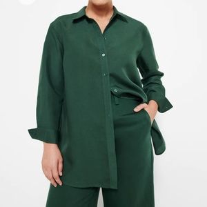NWT - The Linen Blend Relaxed Shirt